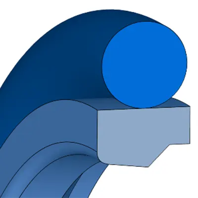 سیل دوقلو یک طرفه گلویی