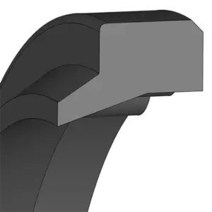 Wiper PU 16X24X5X7 Simrit AU/ASOB