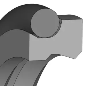 Wiper PTFE + FKM 25X32,6X4,2 Turcon Excluder 5
